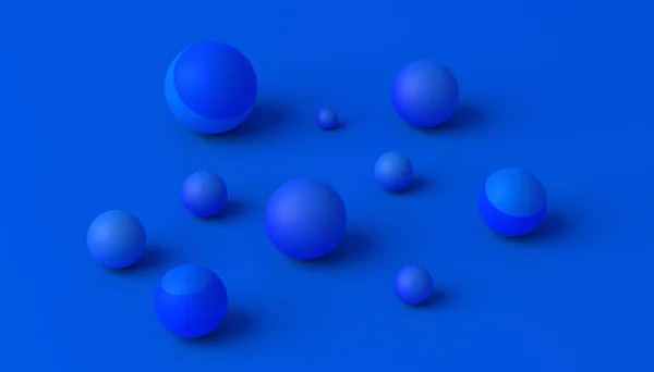 Abstract 3D Rendering of Spheres — Stock Photo, Image