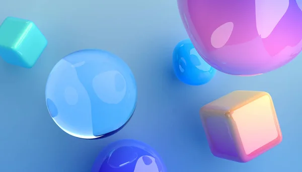 Abstract 3D Render of a Bubble — Stock Photo, Image