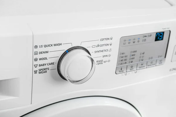 세탁기에 클로즈업 — 스톡 사진