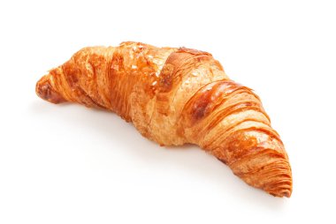 Taze kruvasanla nefis bir kahvaltı.