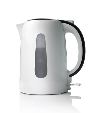 Elektrik ısıtıcısı beyaz arkaplanda izole edildi