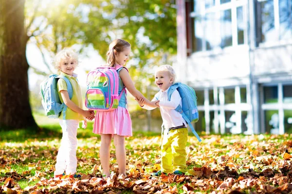 Children Back School Start New School Year Summer Vacation Boy — Stock Photo, Image