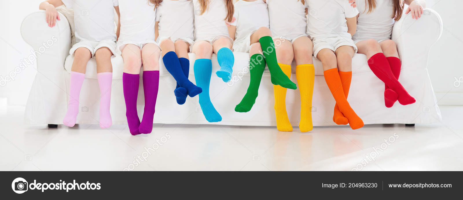 Girls in socks