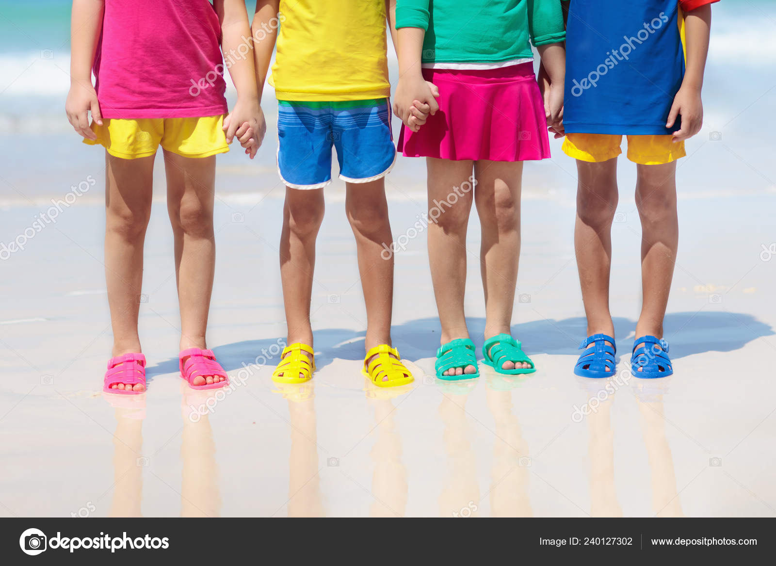 girls beach shoes