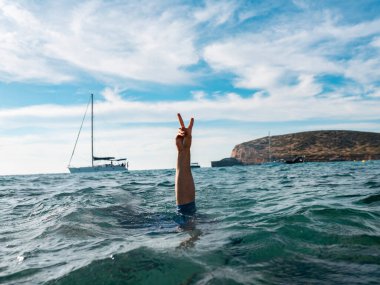 El, deniz, sahil, deniz, yolculuk.