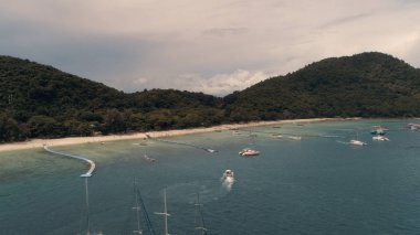 Ada Ko-o Tayland quadrocopter çekim,.