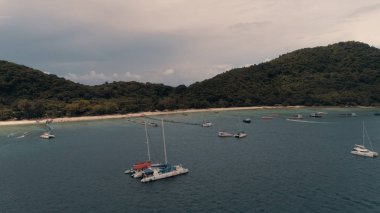 Ada Ko-o Tayland quadrocopter çekim,.