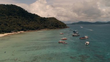 Ada Ko-o Tayland quadrocopter çekim,.