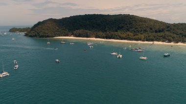 Ada Ko-o Tayland quadrocopter çekim,.