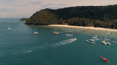 Ada Ko-o Tayland quadrocopter çekim,.