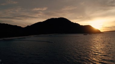 Ada Ko-o Tayland quadrocopter çekim,.