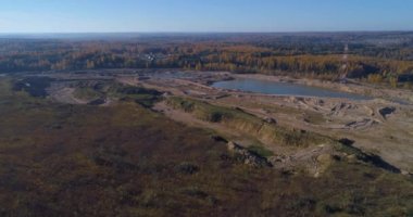 Kum çukuru gelişimi üstten görünüm