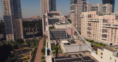 Hava güneşli gününden Moskova Şehri