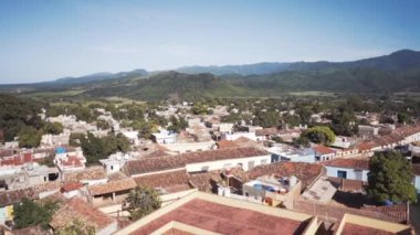 Küba, Trinidad - 18 Ekim 2016: şehir turu. Eski sokaklar, ana kare, vatandaşlar. Hayat bir turist Trinidad gözüyle.