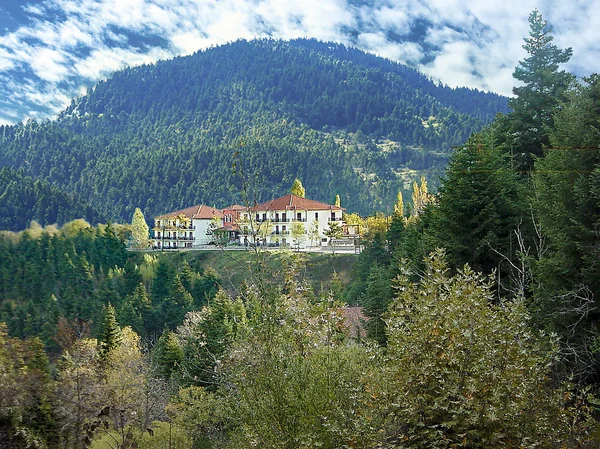 Paisagem Orini Nafpaktia Grecia — Fotografia de Stock