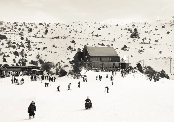 アルカディア ペロポネソス半島 ギリシャの Mainalo 山にスキー センター — ストック写真