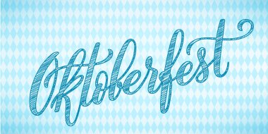 Mutlu Oktoberfest poster. Bira Festivali dekorasyon rozet simge.