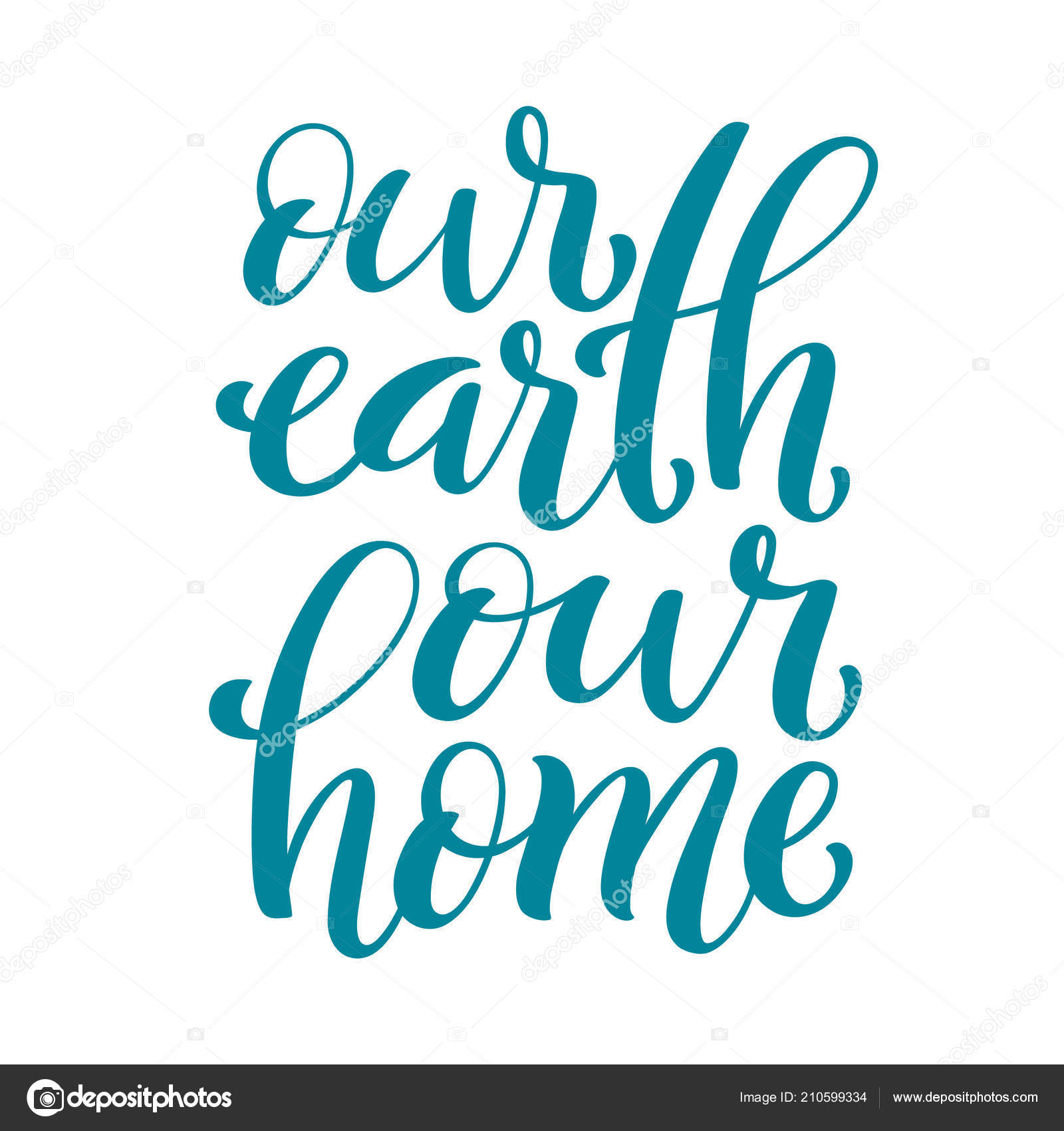 Our Earth Our Home Handdrawn Vector Lettering Environment Protection Poster For Earth Day April 22 Vector Image By C Sunnysmilestock Vector Stock Our Earth Our Home Handdrawn Vector Lettering Environment Protection Poster For Earth Day April 22 Vector Image By C Sunnysmilestock Vector Stock