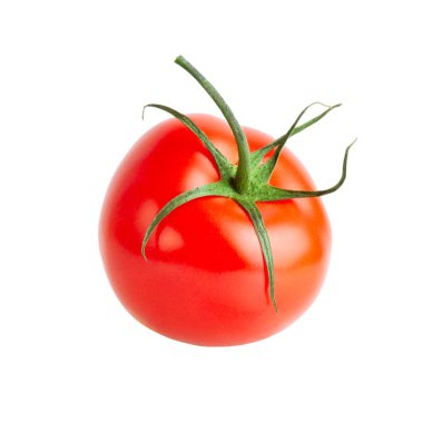 Domates. Taze sebze beyaz arka plan üzerinde izole.