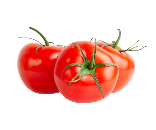 Tomat. Färsk grönsak isolerad över vit bakgrund. — Stockfoto