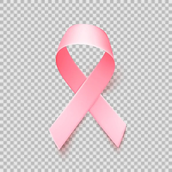 Göğüs kanseri, şeffaf arkaplan üzerinde pembe farkındalık.