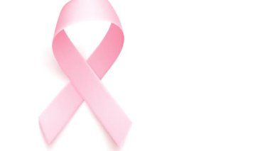Gerçekçi pembe kurdele. Ekim ayında ulusal göğüs kanseri farkındalığı ayının sembolü olan animasyon
