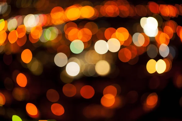 美しい街の光のボケ味. — ストック写真