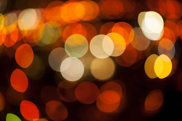 Bokeh de luz em uma bela cidade . — Fotografia de Stock