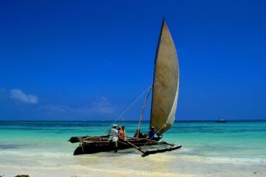 Tanzanya, Zanzibar 'da güzel bir sahil