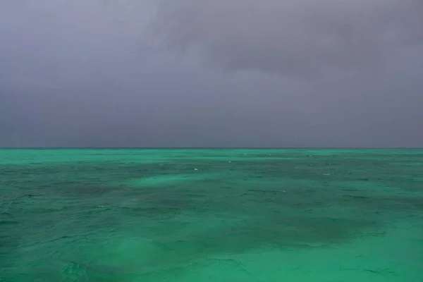 Gyönyörű Türkiz Strand Zanzibár Tanzánia — Stock Fotó