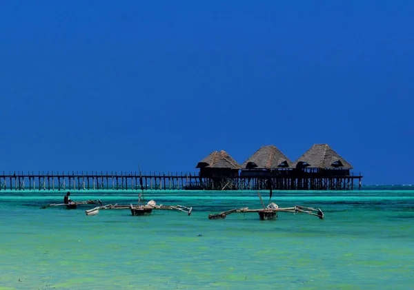 Krásná Pláž Zanzibaru Tanzanie — Stock fotografie