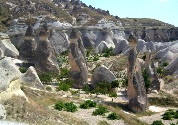 Mezmerizing Geologische Formationen Kappadokien Türkei — Stockfoto