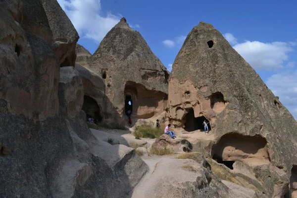 Mezmerisasi Formasi Geologi Cappadocia Turki — Stok Foto