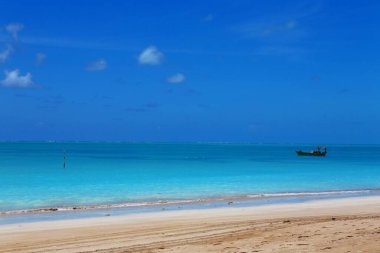 Maragogi, Pernambuco, Brezilya 'da güzel bir sahil.