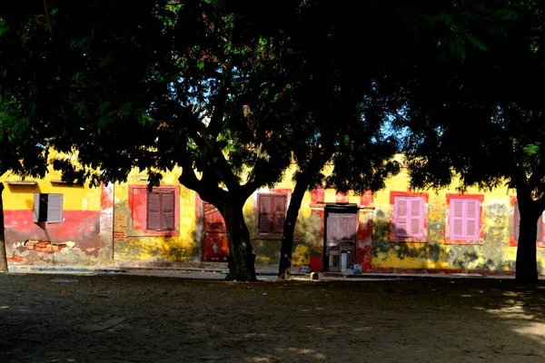 Beautiful Colorful Town Saint Louise Senegal — Stock Photo, Image