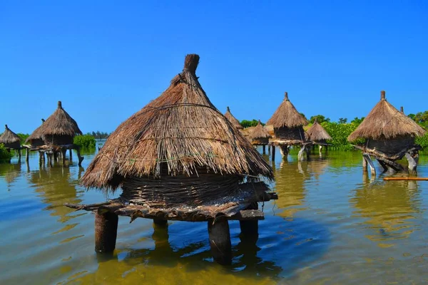 Rifugi Tradizionali Joal Fadiouth Senegal — Foto Stock