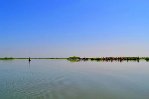 Calm Surface Water Joal Fadiouth Senegal — Stock Photo, Image