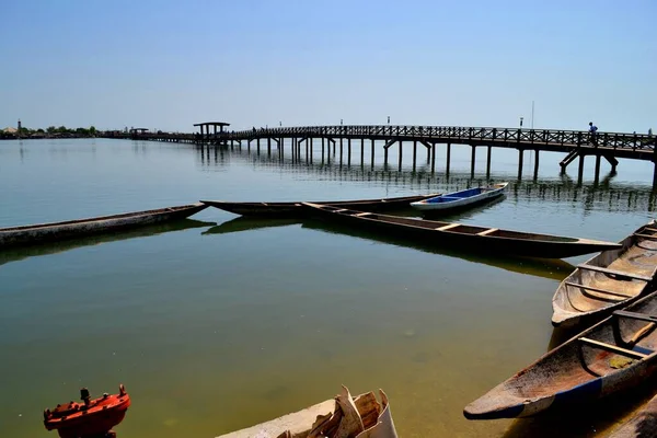 Calm Waters Delta Joal Fadiouth Senegal — Stock Photo, Image