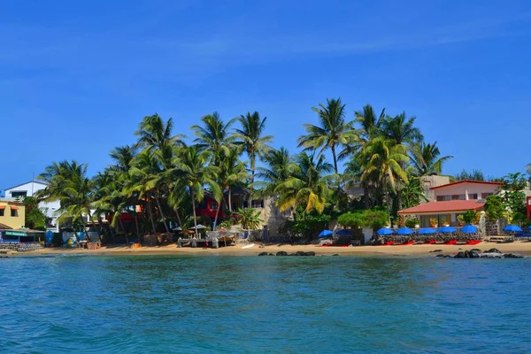 Tropical Beach Ngor Island Dakar Senegal — Stock Photo, Image