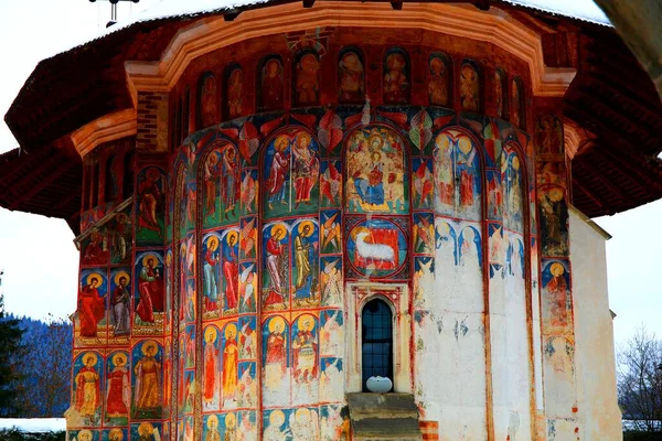 Sit Patrimoniu Voronet Unesco Mănăstire Pictată Din România — Fotografie, imagine de stoc