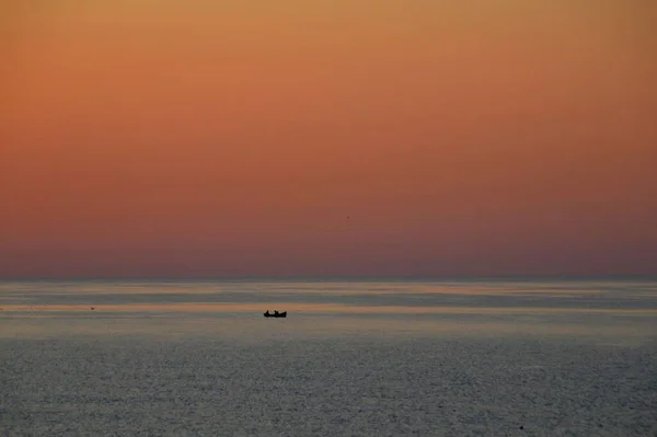 Vacker Soluppgång Över Havet Vama Veche Rumänien — Stockfoto
