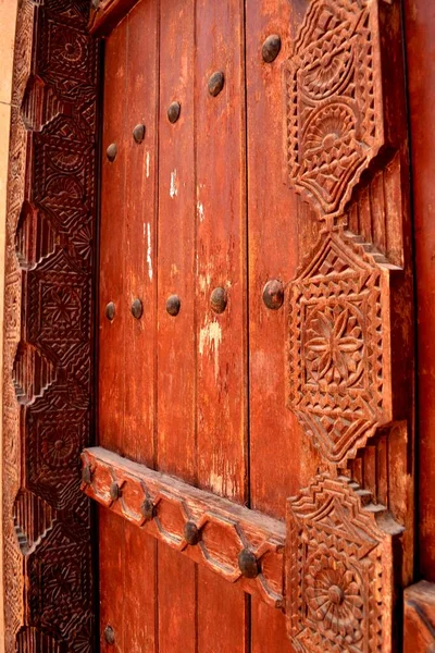 Traditional Arabic door from Nizwa, Oman