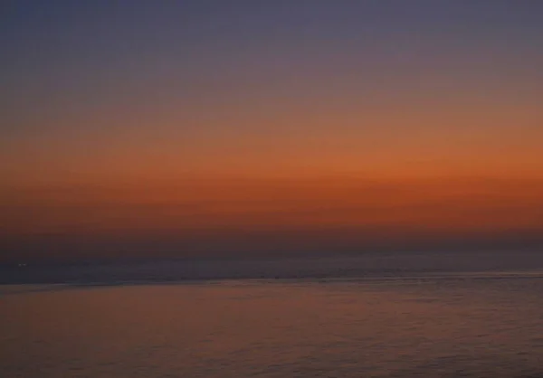 Прекрасный Закат Над Фьордом Мусандам Оман — стоковое фото