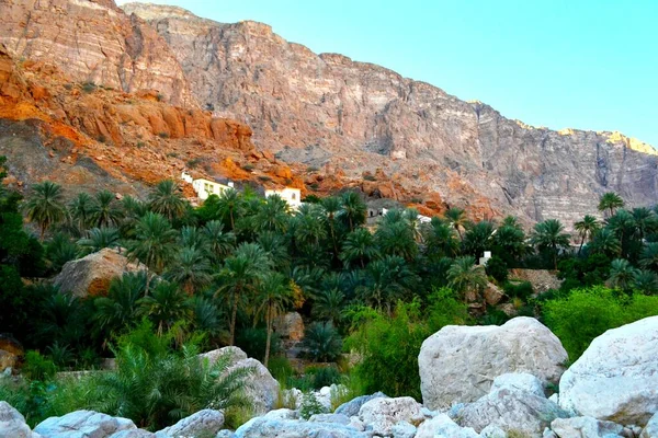 Beautiful Canyon Wadi Tiwi Oman — Stock Photo, Image