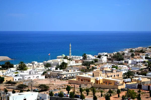 Vista Una Ciudad Tradicional Omaní Omán — Foto de Stock