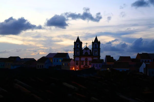 Colorida Arquitectura Tradicional Salvador Bahía Brasil — Foto de Stock