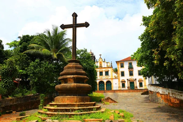 Bela Igreja Barroca Olinda Pernambuco Brasil — Fotografia de Stock