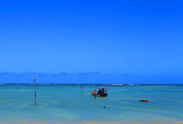 Pequena Aldeia Pescadores Rústicos São Miguel Dos Milagres Estado Alagoas — Fotografia de Stock