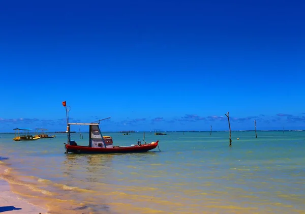 Malá Venkovská Rybářská Vesnice Sao Miguel Dos Milagres Státě Alagoas — Stock fotografie