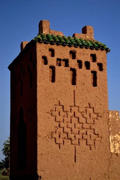 Παραδοσιακή Αρχιτεκτονική Του Μαρόκου Στα Βουνά Atlas — Φωτογραφία Αρχείου